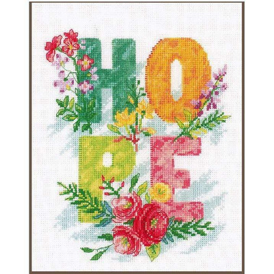 Vervaco Vervaco - Hope Cross Stitch Kit