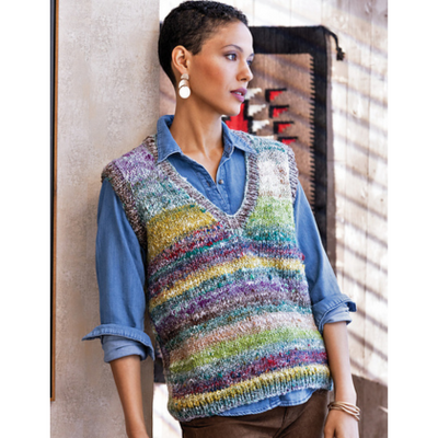 Noro Peoria Vest - Design by Rosemary Drysdale