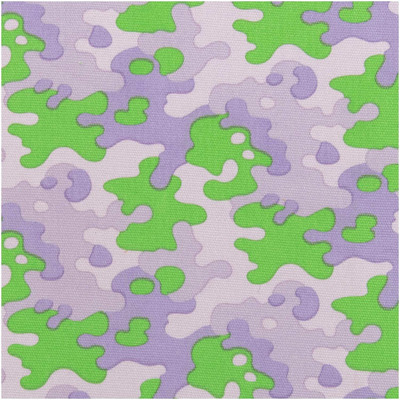 Rico Design Rico Design Canvas Camouflage - Green/Purple Precuts 50 x 140 cm