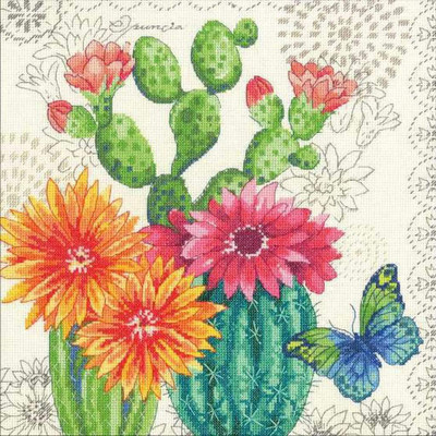 Dimensions Dimensions Cactus Bloom Cross Stitch Kit