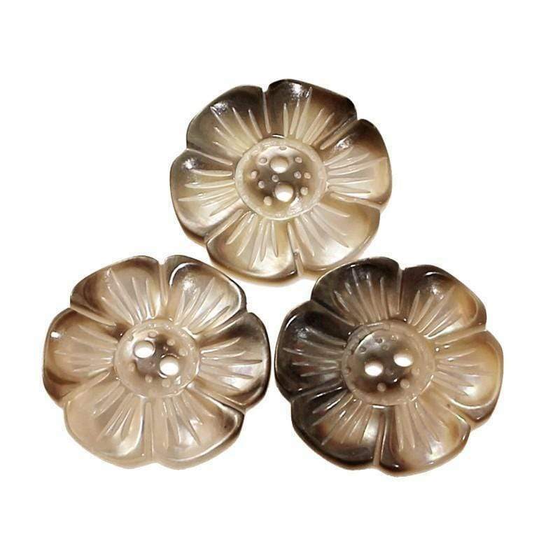 natural pearl button - Size: 23mm - Color: white - Art.-Nr.: 480000 Dill  Knopf Buttons Hersteller Fabrik für Knöpfe Knopfhersteller