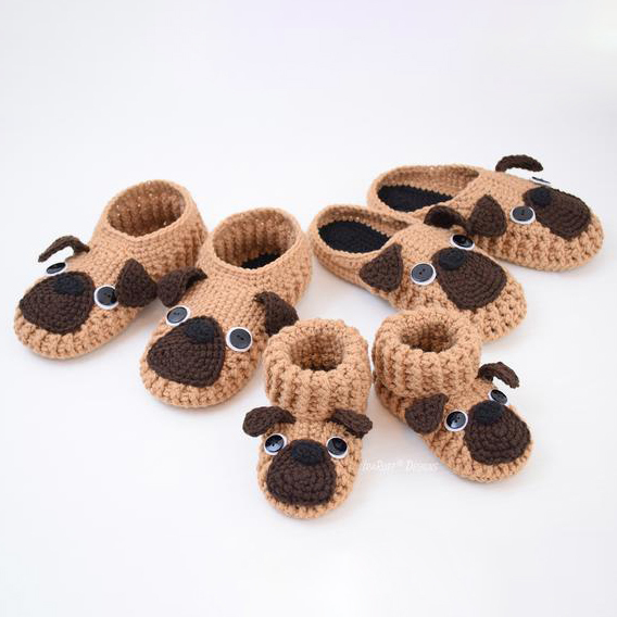 Crochet Animal Slippers by Ira Rott - Main Image