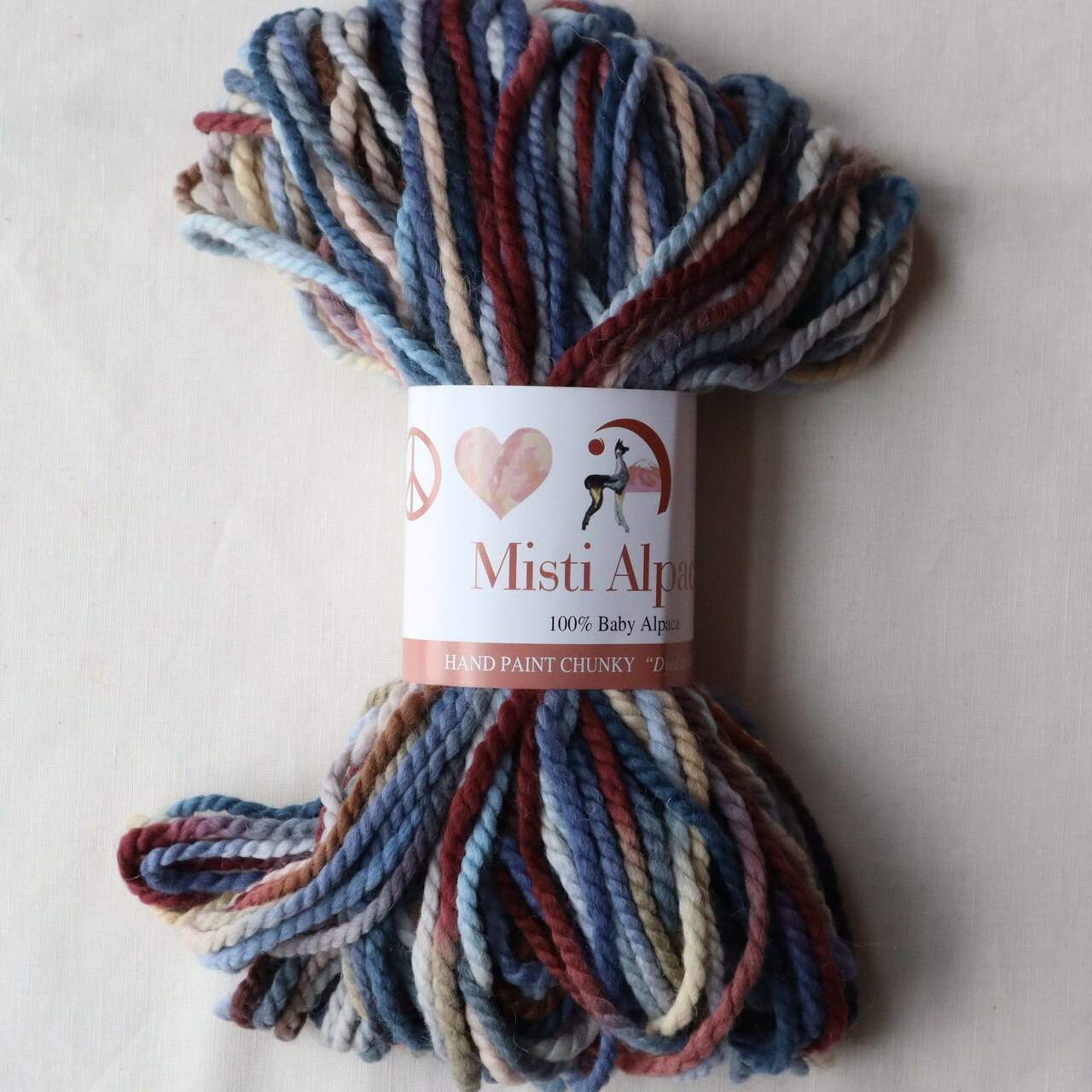 Misti Alpaca 100% Baby Alpaca Lace Color CD42 Blue 