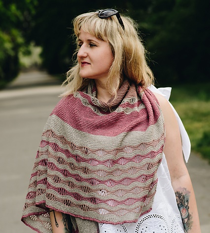 MYAK BABY YAK SILK WOOLS OF NATIONS Onda d'amore by Justyna Lorkowska