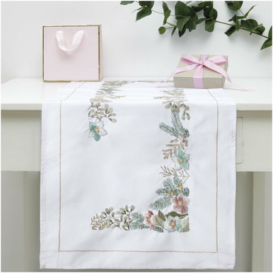 Rico Star Wreath Table Runner Embroidery Kit 