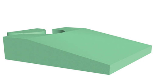 YCEQ - Coated Perineal Endovaginal/Transvaginal Ultrasound Wedge Sponge (Non-Stealth)