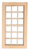 OakridgeStores.com | ALESSIO - 9 Over 9 Dbl Hung Window - Dollhouse Miniature (2116DH)
