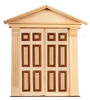 OakridgeStores.com | ALESSIO - 6 Raised Panels Double Door - Dollhouse Miniature (2309DD)