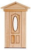 OakridgeStores.com | ALESSIO - Oval Cutout Federal Door - Dollhouse Miniature (2313FD)
