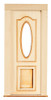 OakridgeStores.com | ALESSIO - Oval Cutout Door with Pet Door - Dollhouse Miniature (2313PET)