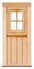 OakridgeStores.com | ALESSIO - 4 Light Slats Shed Door - Dollhouse Miniature (2335)