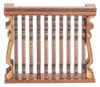 OakridgeStores.com | ALESSIO - Square Balcony - F-Curve - Dollhouse Miniature (2507)