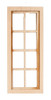 OakridgeStores.com | ALESSIO - 4 Over 4 Narrow Window - Dollhouse Miniature (404NAR)