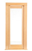 OakridgeStores.com | ALESSIO - Front Door With 1 Glass Panel - Dollhouse Miniature (463)