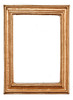 OakridgeStores.com | AZTEC - Gold Frame, 2X3 - Dollhouse Miniature (B0424)