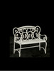 OakridgeStores.com | AZTEC - Bench White - Dollhouse Miniature (EIWF598)