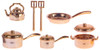 OakridgeStores.com | AZTEC - Pot & Pan Set Bronze 10 Piece Set - Dollhouse Miniature (G6209)