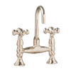 OakridgeStores.com | AZTEC - Old Fashion Faucet Set Chrome - Dollhouse Miniature (S1206B)