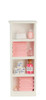 OakridgeStores.com | AZTEC - Narrow Bath Cabinet Pink - Dollhouse Miniature (SH0051)