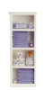 OakridgeStores.com | AZTEC - Narrow Bath Cabinet Lavender - Dollhouse Miniature (SH0053)