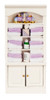 OakridgeStores.com | AZTEC - Bathroom Cabinet With Accessories Lavender - Dollhouse Miniature (T5612LA)