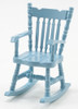 OakridgeStores.com | CLASSICS DOLLHOUSE - Rocking Chair, Soft Blue - Dollhouse Miniature (10104)