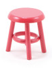 OakridgeStores.com | CLASSICS DOLLHOUSE - Stool, Red, 1-1/2 Inch - Dollhouse Miniature (10901)