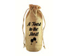 OakridgeStores.com | Zee's Creations - A Toast to the Host Jute Wine Bottle Sack (JB1021) 817441017128