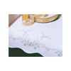 OakridgeStores.com | Tobin Stamped For Embroidery White Dresser Scarf 14"X39" - Reflections (2310-4) 081041106791
