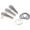 OakridgeStores.com | Knitting Board - Knitting Loom Holder Connectors - 3 Connectors & 6 Fabric Bands (KB9120) 890531001276