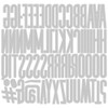 OakridgeStores.com | Sizzix Thinlits Dies By Tim Holtz 65/Pkg - Alphanumeric, Classic Upper (664223) 630454258889