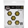 OakridgeStores.com | Sizzix Thinlits Dies By Tim Holtz - Stacked Tiles, Hexagons (664420) 630454261063