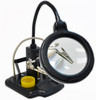 OakridgeStores.com | ELENCO - LED Magnifying lamp w/ Integrated Third Hands, Alligator Clips and Soldering Iron Stand (ZD-10Y) 756619010670