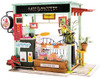 OakridgeStores.com | HANDS CRAFT - Ice Cream Dessert Shop - DIY 3D 1" Scale Miniature Dollhouse Room Wooden Craft Kit (DGM06) 819887027327