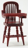 OakridgeStores.com | High Chair, Mahogany (CLA10508) 731851105087