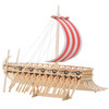 OakridgeStores.com | Heebie Jeebies - Fearless Dragon Wood Viking Ship Kit (HJ-1027) 93411570110272