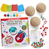 OakridgeStores.com |  Kid Made Modern -  Christmas Craft Kit Paper Mache Ornament Kit (K627) 850012834472