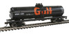 OakridgeStores.com | Walthers - HO Scale 40' Tank Car - Ready to Run - Gulf Oil Company (black, orange; Billboard Lettering) (1612) 616374079391