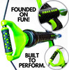 OakridgeStores.com | MARKY SPARKY - Faux Bow 4.0 - Lizardite Foam Archery Set (Black /Lime) (61006-4LZD) 660615610065