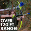 OakridgeStores.com | MARKY SPARKY - Faux Bow 4.0 - Lizardite Foam Archery Set (Black /Lime) (61006-4LZD) 660615610065