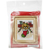 OakridgeStores.com | Design Works - Counted Cross Stitch Kit 2"X3" - Puppy In Stocking Mini (18 Count) (DW510) 021465005102