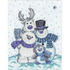OakridgeStores.com | Design Works - Counted Cross Stitch Kit 8"X10" - Snow Pals (14 Count) (DW5908) 021465059082