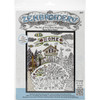 OakridgeStores.com | Design Works - Zenbroidery Stamped Embroidery Kit 14"X18" - Home Sweet Home (DW4037) 021465040370