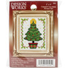 OakridgeStores.com | Design Works - Counted Cross Stitch Kit 2"X3" - Christmas Tree (18 Count) (DW595) 021465005959