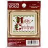 OakridgeStores.com | Design Works - Counted Cross Stitch Kit 2"X3" - Merry Christmas (18 Count) (DW597) 021465005973