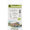 OakridgeStores.com | Art Impressions - Watercolor Cling Rubber Stamps - Bridge Set (5122) 750810795718