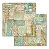 OakridgeStores.com | STAMPERIA - Double-Sided Paper Pad 12"X12" 10/Pkg - Atelier Des Arts, 10 Designs/1 Each (SBBL85) 5993110013471