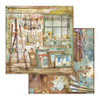 OakridgeStores.com | STAMPERIA - Double-Sided Paper Pad 12"X12" 10/Pkg - Atelier Des Arts, 10 Designs/1 Each (SBBL85) 5993110013471