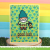OakridgeStores.com | Lawn Fawn - Lawn Clippings Stencils 6"x6" - Clover Background (LF2823) 789554576109
