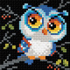 OakridgeStores.com | RIOLIS - Diamond Mosaic Embroidery Kit 4"X4" - Owl (RAM0017) 4779046180224